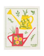 image shows Ecologie by Danica Swedish Sponge Dish Cloth | Watering Cans against a blank, white background