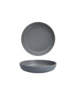 image shows Fortessa Sound 28oz Coupe Pasta Bowl | Cement  against a blank, white background