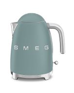 image shows SMEG Electric Kettle | Jade against a blank, white background  