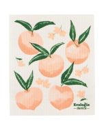 image shows Ecologie by Danica Swedish Sponge Dish Cloth | Peaches  against a blank, white background