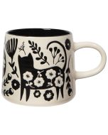 image shows Danica Studio 14oz Imprint Mug | Catbloom  against a blank, white background
