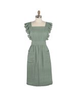 image shows Danica Heirloom Ada Apron | Willow against a blank, white background  