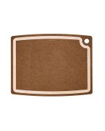 image shows Epicurean Gourmet Series Large Cutting Board | Nutmeg/Natural against a blank, white background