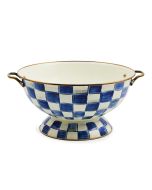 image shows MacKenzie-Childs Royal Check 6.5 Qt. Everything Bowl against a blank, white background