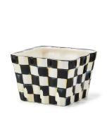  image shows MacKenzie-Childs Courtly Check Farmhouse Berry Basket against a blank, white background