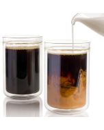image shows Brod & Taylor Double-Wall 12oz Glass Tumblers | Set of 2  against a blank, white background