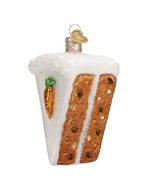 image shows Old World Christmas Ornament | Carrot Cake against a blank, white background
