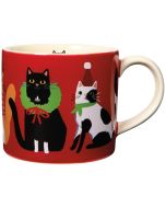 image shows Danica Jubilee Christmas 14oz Mug in a Box | Kitty Carol against a blank, white background