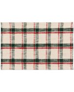 image shows Now Designs by Danica Christmas Placemat | Noel Plaid against a blank, white background