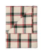 image shows Now Designs by Danica 120" x 60" Tablecloth | Noel Plaid  against a blank, white background