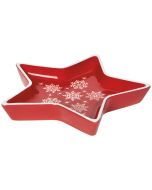 image shows Now Designs by Danica Christmas Tray | Star against a blank, white background