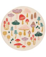 image shows Danica Jubilee Braided Placemat | Mushroom Gems against a blank, white background