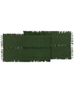 image shows Danica Heirloom Ravel Table Runner | Cedar against a blank, white background
