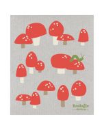 image shows Danica Jubilee Swedish Sponge Dish Cloth | Toadstools against a blank, white background