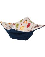 image shows Now Designs by Danica Bowl Cozy | Field Mushrooms against a blank, white background