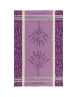 image shows Now Designs by Danica Jacquard Dishtowel | Lavender against a blank, white background