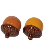image shows Danica Jubilee Salt and Pepper Shakers (Set of 2) | Acorns against a blank, white background