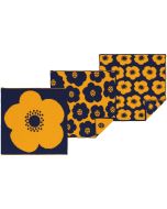 image shows Danica Jubilee Knit Dishcloths (Set of 3) | Poppy against a blank, white background