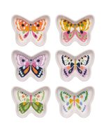 image shows Danica Jubilee Pinch Bowls (Set of 6) | Flutter By against a blank, white background
