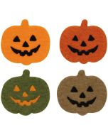 image shows Danica Jubilee Felt Wool Coasters (Set of 4) | Boo Crew  against a blank, white background