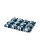 image shows Nordic Ware Mini Bundt Cupcake Pan against a blank, white background