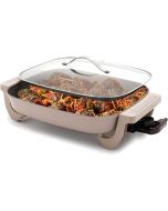 image shows GreenPan Advanced 7 Qt. Skillet | Clay  against a blank, white background