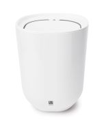 image shows Umbra Step Trash Can with Lid against a blank, white background
