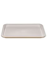 image shows OXO Good Grips Non-Stick Pro Ceramic Coated Metal Bakeware Half Sheet Pan | Biscuit against a blank, white background
