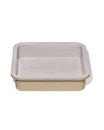 image shows OXO Good Grips Non-Stick Pro Ceramic Coated Metal Bakeware 9" Square Cake Pan | Biscuit  against a blank, white background