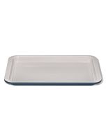  image shows OXO Good Grips Non-Stick Pro Ceramic Coated Metal Bakeware Jelly Roll Pan | Storm Blue against a blank, white background