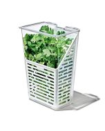  image shows OXO Good Grips Produce Saver | Herb Keeper against a blank, white background