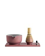  image shows Fellow Matcha Set | Desert Rose against a blank, white background