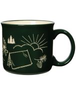image shows Danica Jubilee 20oz Wander Mug | Camp Out against a blank, white background