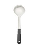 image shows OXO Good Grips Nylon Ladle | Oat  against a blank, white background