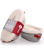 image shows KneadAce Oval Cotton Rope Proofing Baskets Set  against a blank, white background