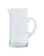 image shows Verve Culture Moroccan Cone Jug | Clear against a blank, white background