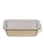 image shows OXO Good Grips Non-Stick Pro Ceramic Coated Metal Bakeware 1lb Loaf Pan | Biscuit against a blank, white background