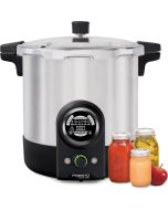 image shows Presto® Precise 23 Quart Digital Pressure Canner  against a blank, white background