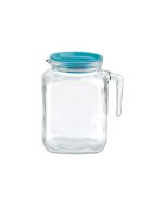 Bormioli Rocco 67.75 oz Frigoverre Jug with Teal Lid