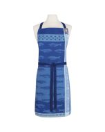 image shows Now Designs by Danica Jacquard Apron | Aveiro  against a blank, white background