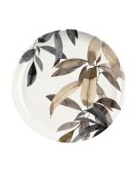 image shows TarHong Bali Leaves 10.5" Dinner Plate against a blank, white background

