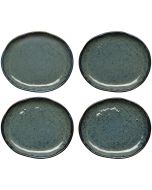 image shows Danica Heirloom Appetizer Plates (Set of 4) | Riviera against a blank, white background