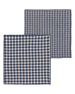 image shows Danica Heirloom Woven Dishcloths (Set of 2) | Midnight  against a blank, white background