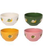  image shows Danica Jubilee Bowls (Set of 4) | Snails against a blank, white background