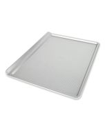 image shows USA Pan Large Cookie Sheet Pan against a blank, white background