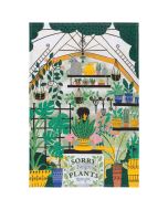 image shows Danica Jubilee Printed Cotton Dishtowel | Smarty Plants  against a blank, white background