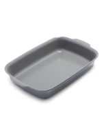 image shows GreenPan Premiere Ovenware 13" x 9" Rectangular Baking Pan against a blank, white background