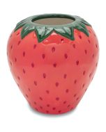 image shows ban.do Ceramic Vase | Strawberry Fields against a blank, white background