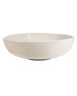 Fiesta® 96oz Extra Large Bistro Bowl | Linen against a clean white background shot from the side