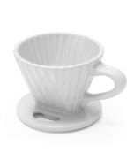 image shows Chantal Lotus 8oz Ceramic Filter | white against a blank, white background